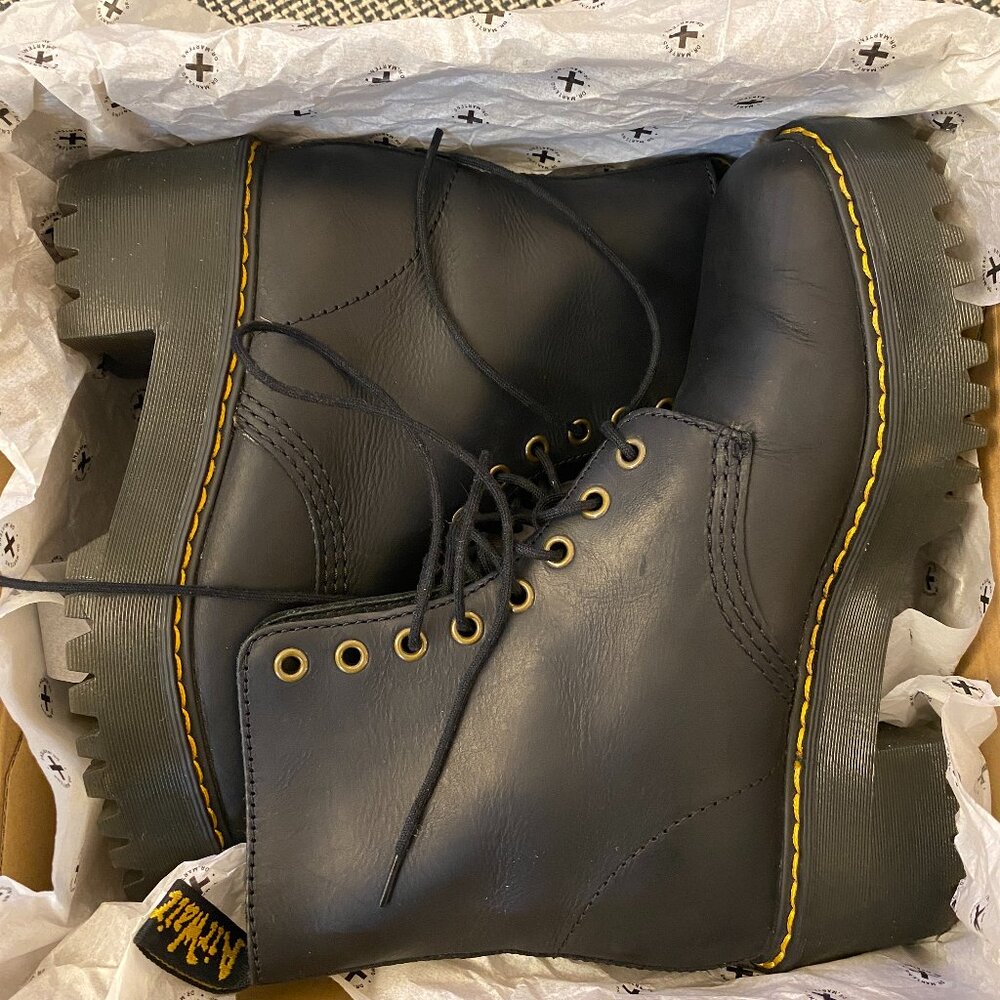 Dr Martens Shriver Hi Leather Heeled Boots